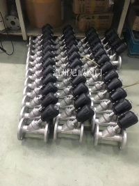 氣動(dòng)法蘭角座閥塑料頭